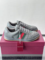 Gucci wornout-effect Screener sneaker dark grey - 1