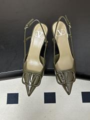 Valentino VLogo signature patent leather slingback pump 80mm - 2