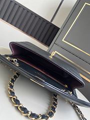 Chanel Flap Bag Patinated Lambskin & Gold Black 25.5x16x7cm - 5