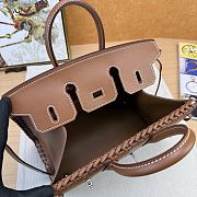 Hermes Swift & Osier Wicker Picnic Birkin 25x20x13cm - 5