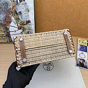 Hermes Swift & Osier Wicker Picnic Birkin 25x20x13cm - 2
