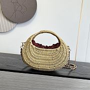 Chanel woven wicker crescent bag  - 1