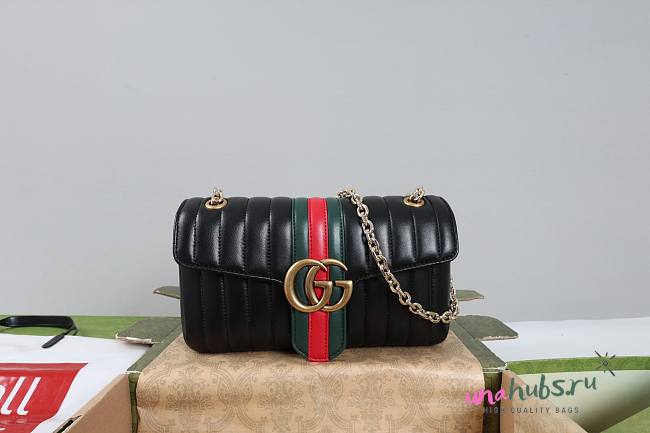 Gucci Jetset GG Marmont medium shoulder bag 26x15x7cm - 1