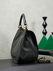 Miu Miu Rendez-vous leather bag black 39.5x33x15cm - 4