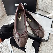 Chanel Ballerina Brown Flat - 2