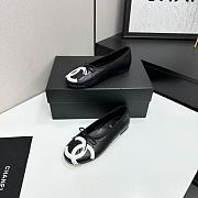 Chanel Ballerina Black White Flat 02 - 1