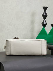 Miu Miu Vivant leather bag white 32x19.5x11cm - 5