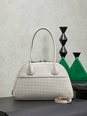 Miu Miu Vivant leather bag white 32x19.5x11cm - 3