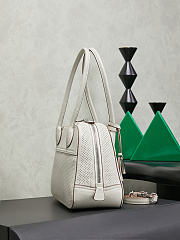 Miu Miu Vivant leather bag white 32x19.5x11cm - 2