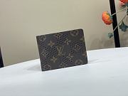 Louis Vuitton Multiple Wallet Monogram/Blue 11.5x9x1.5cm - 1
