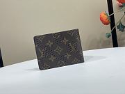 Louis Vuitton Multiple Wallet Monogram/Blue 11.5x9x1.5cm - 3
