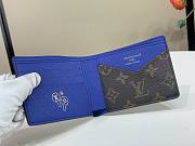 Louis Vuitton Multiple Wallet Monogram/Blue 11.5x9x1.5cm - 2