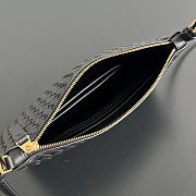 Bottega Veneta Medium Piccolo Intrecciato pouch black 24.5x15cm - 5