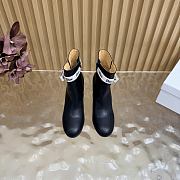 Dior J'Adior high-heeled ankle boots Black lambskin 7.5cm - 2