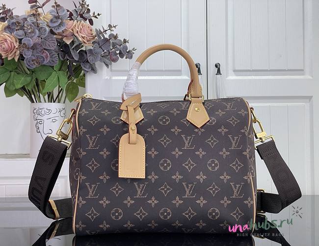 Louis Vuitton Speedy 30 Bandoulière Louis Vuitton Silk Tech 34x22x19cm - 1