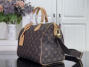 Louis Vuitton Speedy 30 Bandoulière Louis Vuitton Silk Tech 34x22x19cm - 4
