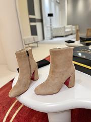 Christian Louboutin Turela 85 Lione Beige Suede - 4