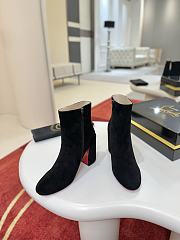 Christian Louboutin Turela 85 Lione Black Suede - 3