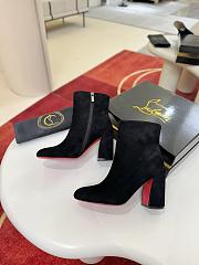 Christian Louboutin Turela 85 Lione Black Suede - 2