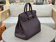 Hermes HAC Birkin 40 Togo Burgundy 40cm - 5