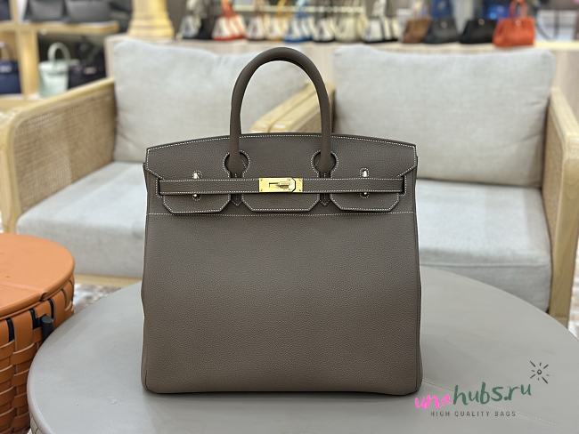 Hermes HAC Birkin 40 Togo etoupe Gold 40cm - 1
