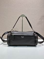 Prada Distressed nappa leather shoulder bag 33x16x12cm - 1