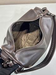 Prada Distressed nappa leather shoulder bag 33x16x12cm - 5