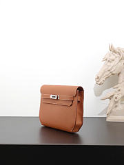 Hermes Pouch in grained natural cowhide 25.5x20x4cm - 3