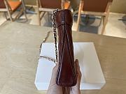 Chanel 31 Mini Shoulder Bag Burgundy 20.5x17.5x4cm - 4