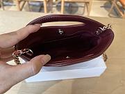 Chanel 31 Mini Shoulder Bag Burgundy 20.5x17.5x4cm - 2