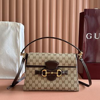 Gucci Horsebit Duomo medium top handle bag 27.5x19x9cm