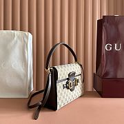 Gucci Horsebit Duomo medium top handle bag 27.5x19x9cm - 4