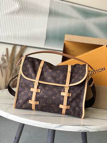 Louis Vuitton Jet Lag Bag MM Silk Tech 34.5x26x13cm