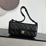 Chanel Flap Bag Lambskin & gold Black 25x10x4.5cm - 1