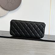 Chanel Flap Bag Lambskin & gold Black 25x10x4.5cm - 4