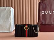 Gucci GG Marmont pouch with strap black 26x13x1.5cm - 1
