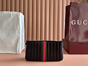 Gucci GG Marmont pouch with strap black 26x13x1.5cm - 3