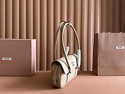 Miu Miu Arcadie leather bag Beige 24x11.5x5cm - 2