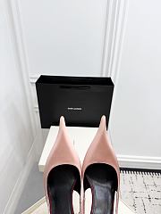 YSL Deroche Crêpe Satin Slingback Pumps - 3