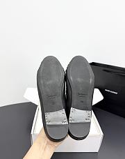 YSL Loafer Leather Black Mule - 3