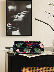 Chanel flap bag multicolor sequin classic 21x14x8cm - 5