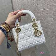 Lady Dior mini white - 6