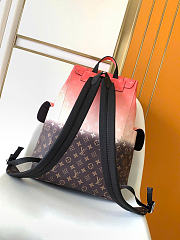 Louis Vuitton Backpack Christopher MM Orange 38x44x12.5cm - 4