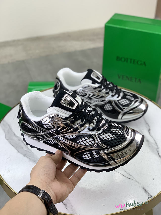 Bottega Veneta Orbit Sneaker Black/silver - 1