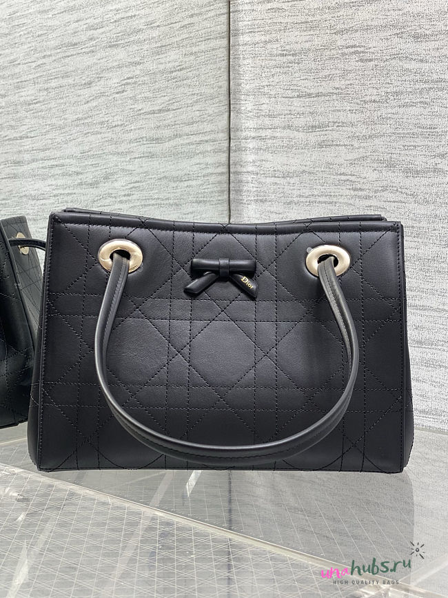 Dior Small Promenade Shopping Bag Black 27x20x12.5cm - 1