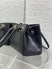 Dior Small Promenade Shopping Bag Black 27x20x12.5cm - 4