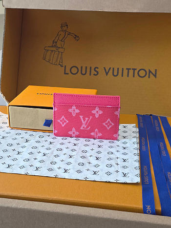 Louis Vuitton Card holder Rose Ruban 11x7x0.5cm