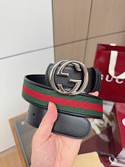 Gucci Reversible Belt with Interlocking G buckle - 1