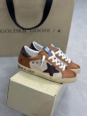 Golden Goose Super-Star beige brown sneaker - 1