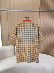 Burberry check-pattern logo-detail Polo Shirt - 3